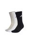 Cushioned Sportswear Crew 3-Piece Socks Kc9624 Unisex Socks Gray