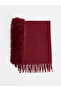 Alita City Lcw Modest Burgundy Voile Plain Women's Shawl with a Difference