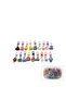 4 Pieces of Zipper Charms – Cute Figure-Shaped Bag Charm with Hook Design, Keychain, Zip Pull Keychain - 2