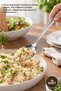 10 Pieces Metal Serving Spoons – Chrome-Plated Stainless Steel Serving Spoons, for Rice Pasta Salad Presentation, Metal Serving Spoon