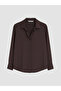 Two Mt Shop Quality Lcw Everyday Brown Satin Women's Shirt - 5