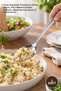 3 Pieces Metal Serving Spoon – Chrome-Plated Stainless Steel Serving Spoon, Rice Pasta Salad Presentation, Metal Serving Spoon