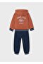 Boy's Tracksuit Set Red - 2