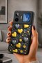 Gm 26 Pro Compatible Printed, Matte Black, Soft Silicone, Protective, Shock Absorbing Cover, Case