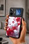 Gm 26 Pro Compatible Printed, Matte Black, Soft Silicone, Protective, Shock Absorbing Cover, Case