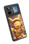 Gm 26 Pro Compatible Printed, Matte Black, Soft Silicone, Protective, Shock Absorbing Cover, Case - 3