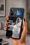 Gm 26 Pro Compatible Printed, Matte Black, Soft Silicone, Protective, Shock Absorbing Cover, Case