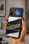 Gm 26 Pro Compatible Printed, Matte Black, Soft Silicone, Protective, Shock Absorbing Cover, Case