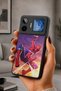 Gm 26 Pro Compatible Printed, Matte Black, Soft Silicone, Protective, Shock Absorbing Cover, Case