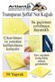 White Adhesive Transparent Note Paper 50 Sheets 2 Packs Square Transparent Postit 75X75 mm Translucent Marker Highlighter - 4