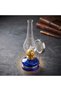 1 Piece Glass Gas Lamp – Nostalgic Decorative Lighting with Blue Glass Body, Vintage Gas Lantern, Garden Lamp, Home and Cafe Lighting - 2
