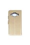 Samsung Galaxy J5 Trend S Plus Flip Cover Case - Gold