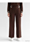 Two Mt Shop Quality Lcw Everyday Brown Diving Fabric Plain Standard & Regular Women's Sweatpants - 3