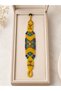 Handmade Yellow Macrame Bracelet with Bead Detail, Colorful Ethnic Patterned Women's Accessory - 3