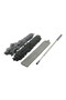 2-Piece Dusting Set – Telescopic Extendable Handle with 3 Heads, Flexible Head Cleaning Tool, Home and Office Duster Dust Brush - 2