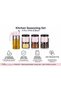 Kitchen Seasoning Set 4 Pcs - Oil + Spice Jars - Pink - 4