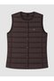 Two Mt Shop Quality Lcw Modest Brown Embroidered Women's Puffer Vest - 5