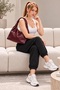 Women's Premium Soft Textured Faux Leather Shoulder Bag – Stylish Handbag Suitable for Daily and Sports Use - 2