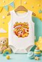 Baby Bodysuit with Dad's Baby Lion Written on It, Tank Top Sleeveless Bodysuit (Newborn & Infant) - 2