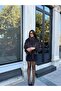 Women's Standing Collar Buttoned Jacket - 2