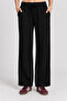 Comfortable Stretchy V-Neck Modal Suit Lrn0076 Black - 5