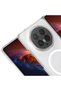 Honor Magic V6 Compatible Case Magsafe Supported Transparent London Hard Pc Cover - Transparent - T44285 - 3