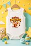Baby Bodysuit with Dad's Lion Print on It, Sleeveless Bodysuit (Newborn & Infant) - 2