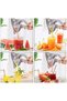 5Pcs Metal Fruit Juicer – Durable Metal Body Hand Press Citrus Lemon Squeezer Harmless Coated Citrus Juicer - 5