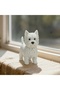 West Highland White Terrier Figurine, Cute Westie Dog Statue, Mini Desk Ornament, Home Decor for Liv - 3