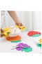 5 Pieces Multi-Purpose Silicone Coasters – Heat-Resistant Kitchen Protector, Non-Slip Cup and Pot Coaster, Colorful Fruit Pattern, Trivet - 2