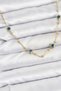 316L Steel Color Evil Eye and Ball Model Women's Necklace
