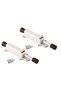 Foot-Operated Door Stop / Stopper White 1 Piece - 2