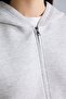 Relaxed Fit Hooded Zippered Pocket Scuba Diving Fabric Basic Cardigan H5571Ax26Au - 4