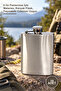 10 Pieces of Steel Pocket Flasks – 6 oz Stainless Liquor Flasks, Cognac Flasks, Portable and Suitable for Your Pocket