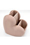 Heart-Shaped Multi-Compartment Makeup Organizer - 3