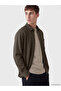 Vizyon New Season Khaki Regular Fit Men's Shirt Jacket