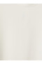 White Lace Detailed Soft Touch Women's Sweatshirt - 7