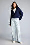 Regular Fit V-Neck Basic Plain Button Closure Knitwear Cardigan U2052Az26Wn - 2