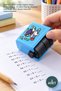 3 Pieces of Division Practice Test Stamps – Automatic Question Generator Training Tool, Division Practice, Division Stamp, Practice Test Stamp, Blue and White Options