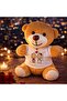 4 Pieces Plush Teddy Bear – Bride and Groom Printed T-Shirt Design, 25 cm Soft Plush, Wedding Engagement Gift, Teddy Plush - 2