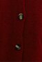 Half-High Collar, Buttoned Front, Casual Knitwear Cardigan - Red - 4