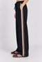 Contrast Color Parachute Garnished Suit Lby0088 Beige Dark Navy Blue - 6