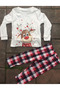 Christmas Family Matching Pajamas Classical Nightwear Sleepwear Sets Long Sleeve Pjs for for Adults Kids and Baby Holiday Xmas Sleepwear Set (Baby Unisex) - 5