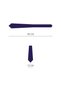 Black Striped Purple Silk Tie – 7.5 cm Wide - 8