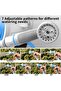 Compact Garden Hose Reel Set 15m with Multi-Function Spray Gun Blue - 5