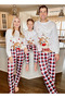 Christmas Family Matching Pajamas Classical Nightwear Sleepwear Sets Long Sleeve Pjs for for Adults Kids and Baby Holiday Xmas Sleepwear Set (Baby Unisex) - 2