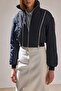 Crop Coat with Zipper Detail - 3