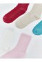 Basic Girls' Ankle Socks 5 Pack - 2