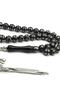 Triangle Model Double Row Fishhook Stone Rosary