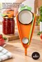 2-Piece Multi-Functional Lid Opener – Ergonomically Designed Multi-Purpose Jar Opener for Bottles, Jars, Cans, and Screw Lids